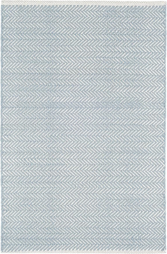 Dash and Albert Herringbone Accent Rug 4' x 6' Swedish