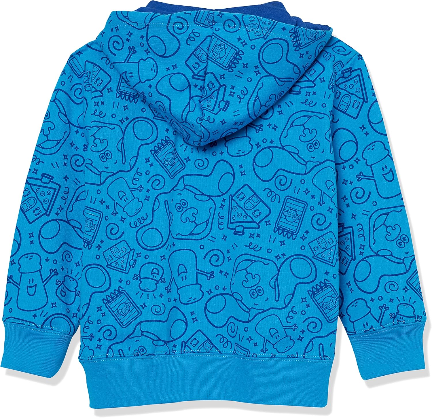Nickelodeon baby-boys Blue's Clues & You Toddler All Over Print Zip Up Fleece Hoodie - Image 2