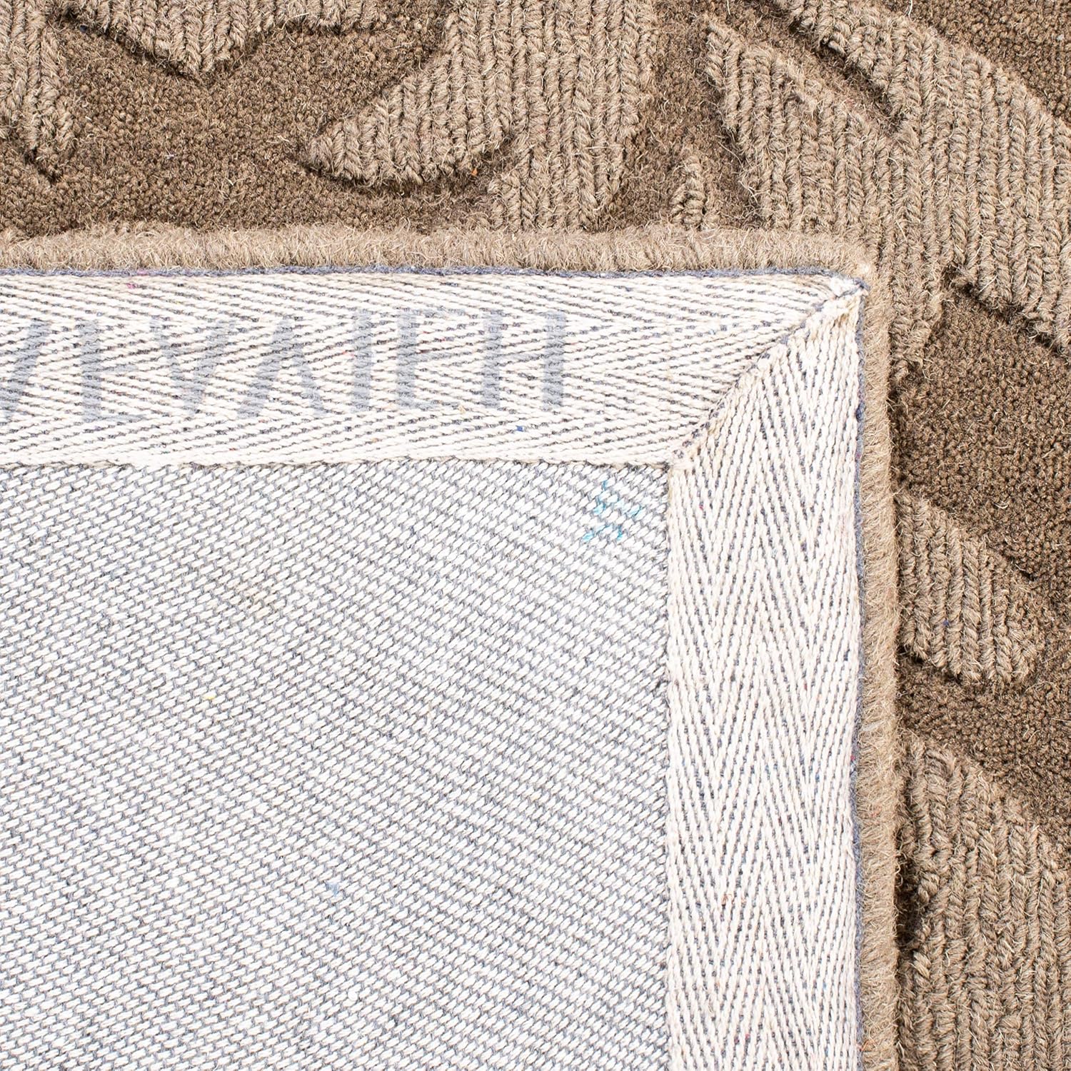 Gray Hand-Tufted Wool Rectangular 6' x 9' Area Rug