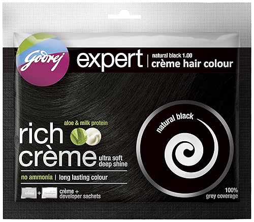 Expert Rich Crème, negro natural, 0.71 oz (paquete de 12)
