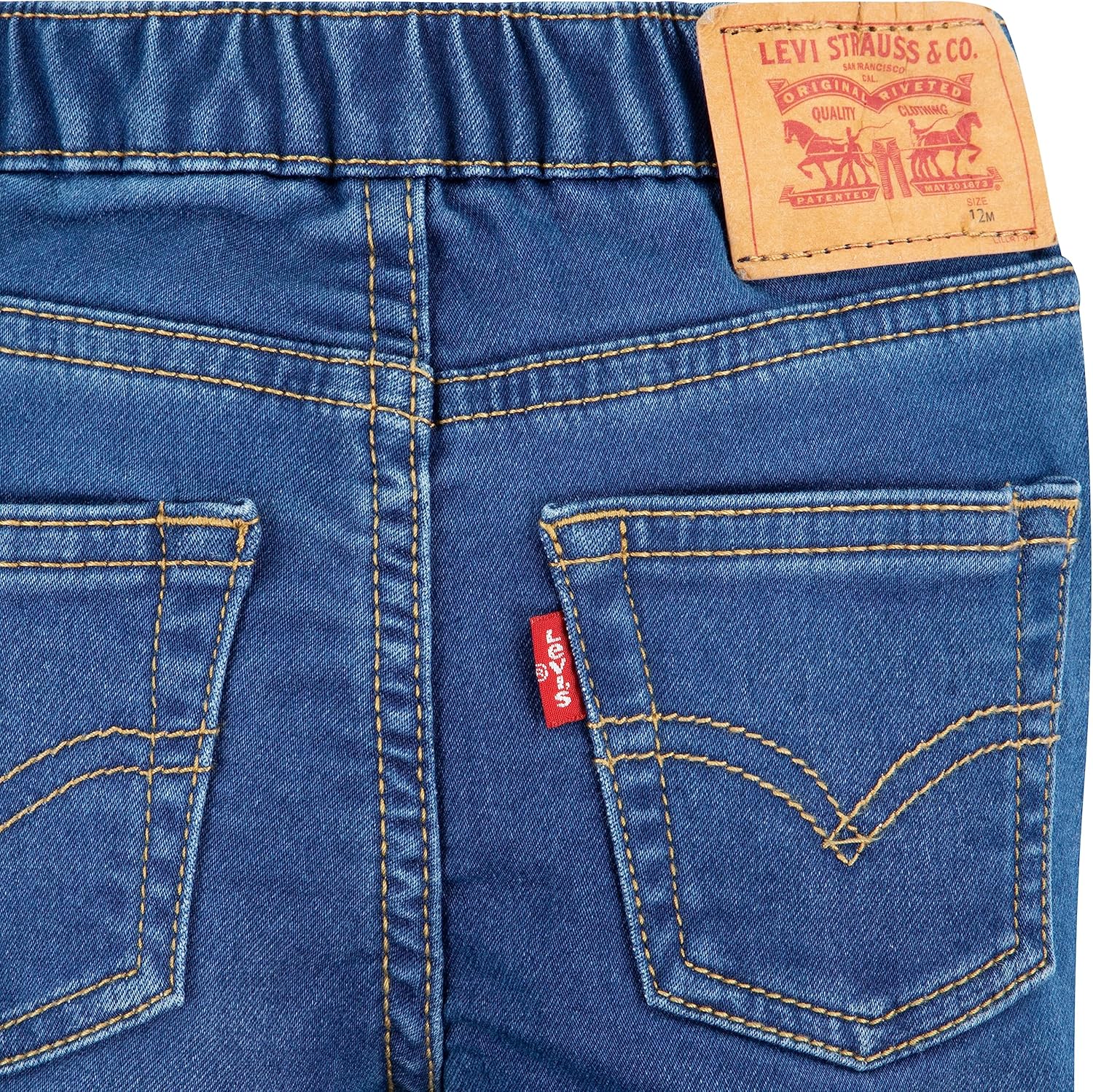 Levi's Boy's and Baby Skinny Fit Pull on Jeans - Image 4