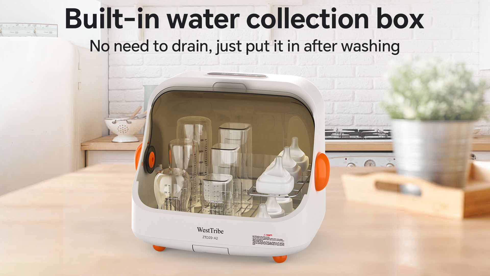 Esterilizador Para Biberones Esterilizador Y Secadora De Vapor Electrico Desinfectante Para Biberones 4 En 1 Ajuste Universal Para Todos Los