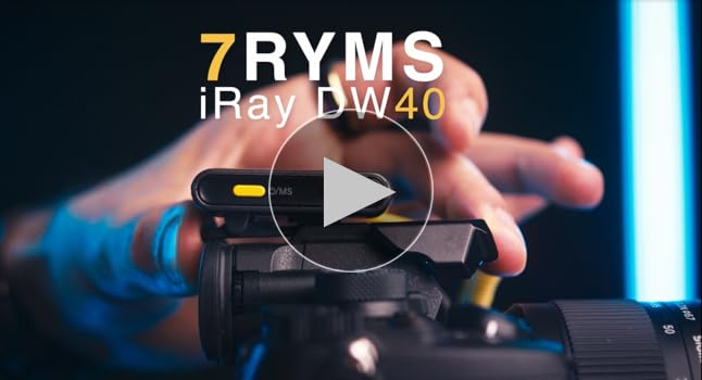 Amazon.com : 7RYMS iRay DW40 Wireless Lavalier Microphone