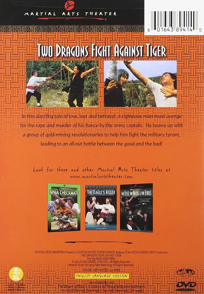 Amazon.com: Two Dragons Fight Against Tiger [DVD] : Ping