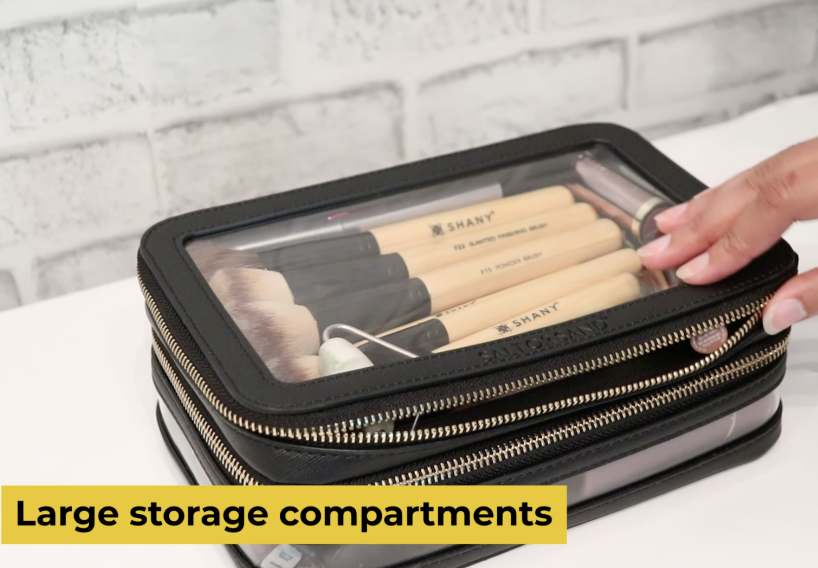 Amazon.com: Clear Cosmetic Bag Set – TSA Approved 2‑in‑1