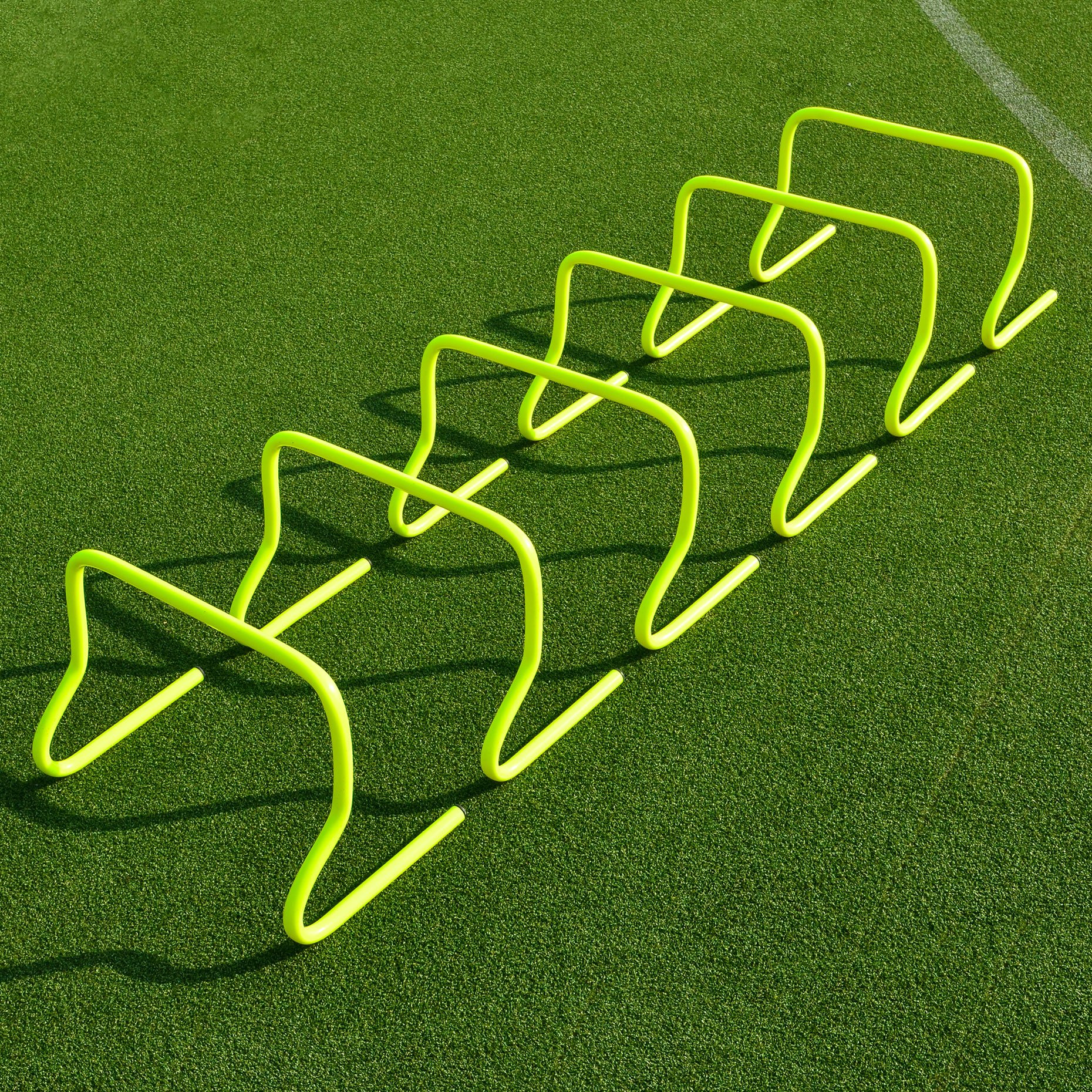 Forza Agilidad Vallas | Pack de 6 Vallas de Entrenamiento | Tres Alturas Diferentes Disponibles - [Net World Sports] (6")