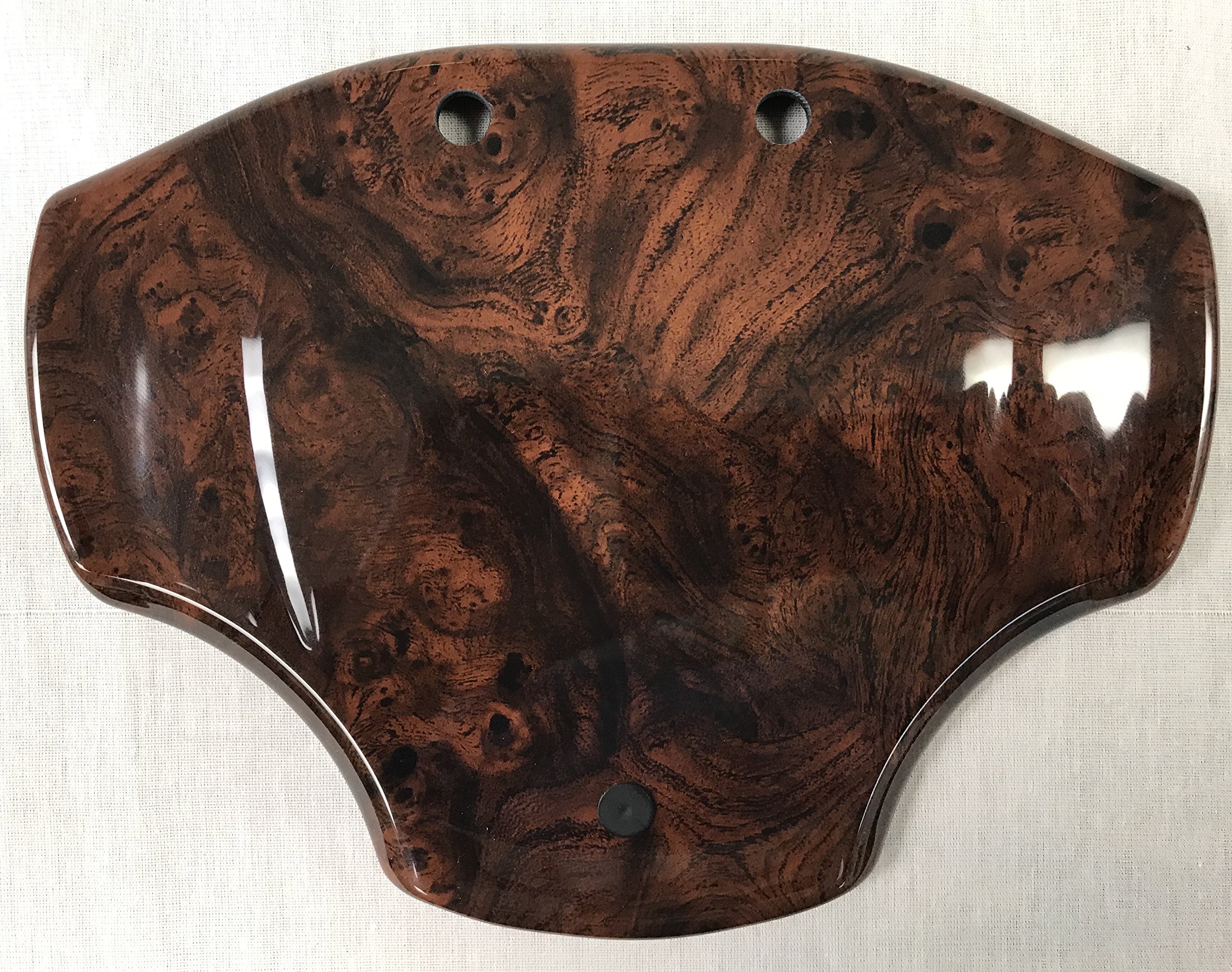 Comfort Grip Steering Wheel Scorecard Cover in Dark Burled Woodgrain for Club Car Precedent (Will Only Fit Comfort Grip Steering Wheel)