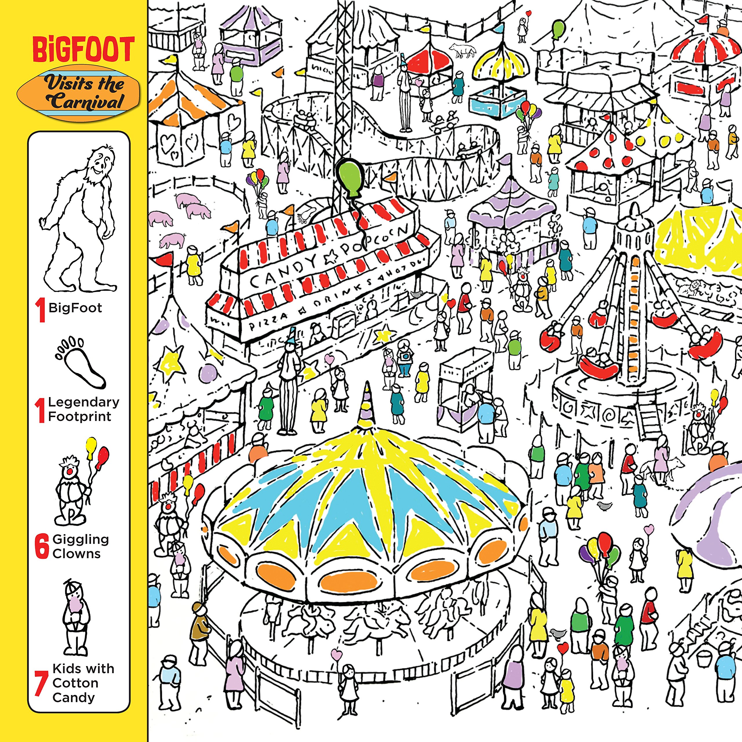 BigFoot Goes On Vacation: A Spectacular Seek and Find Challenge for All Ages! [Hardcover] Miller, D. L. - PT02