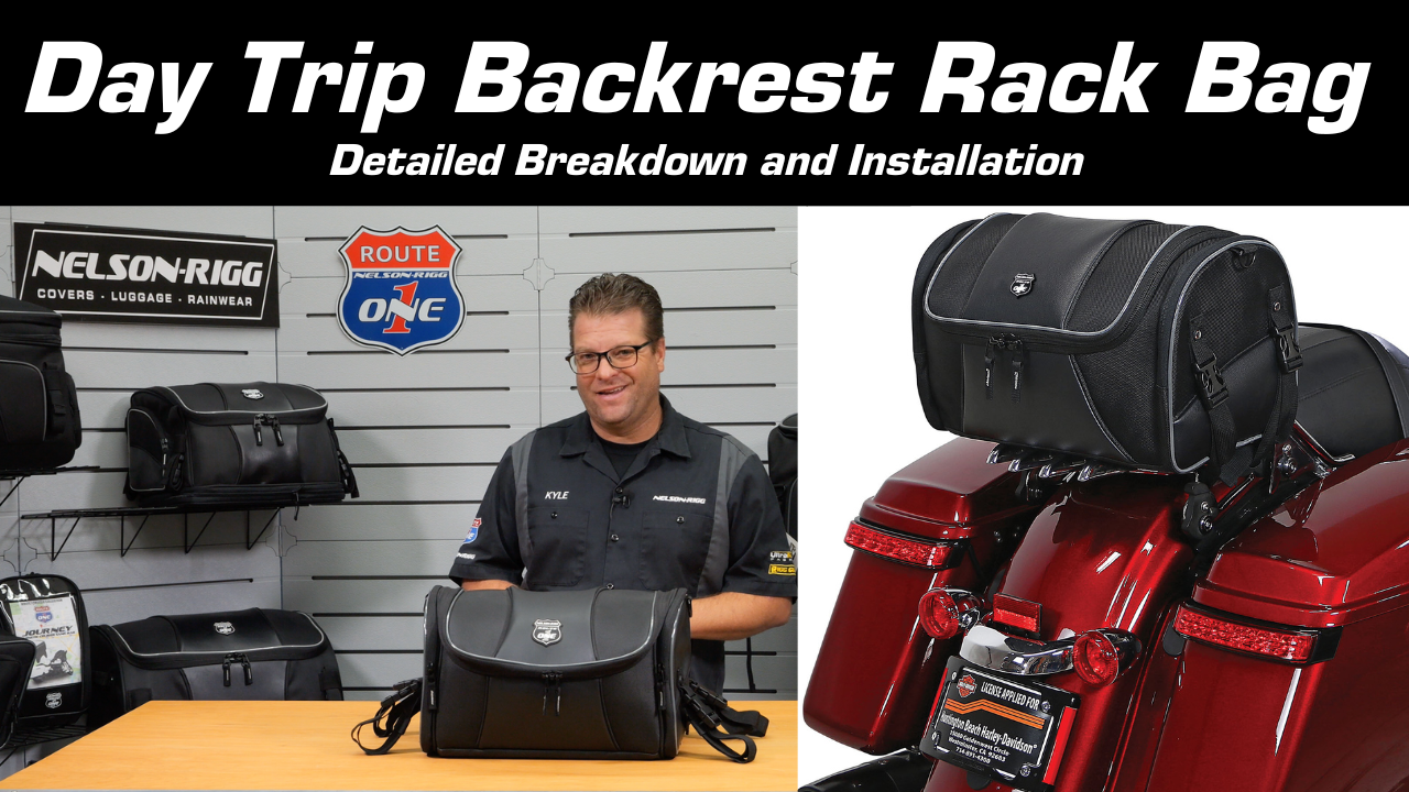 Amazon.com: Nelson-Rigg Route 1 Day Trip Backrest/Sissy Bar Rack