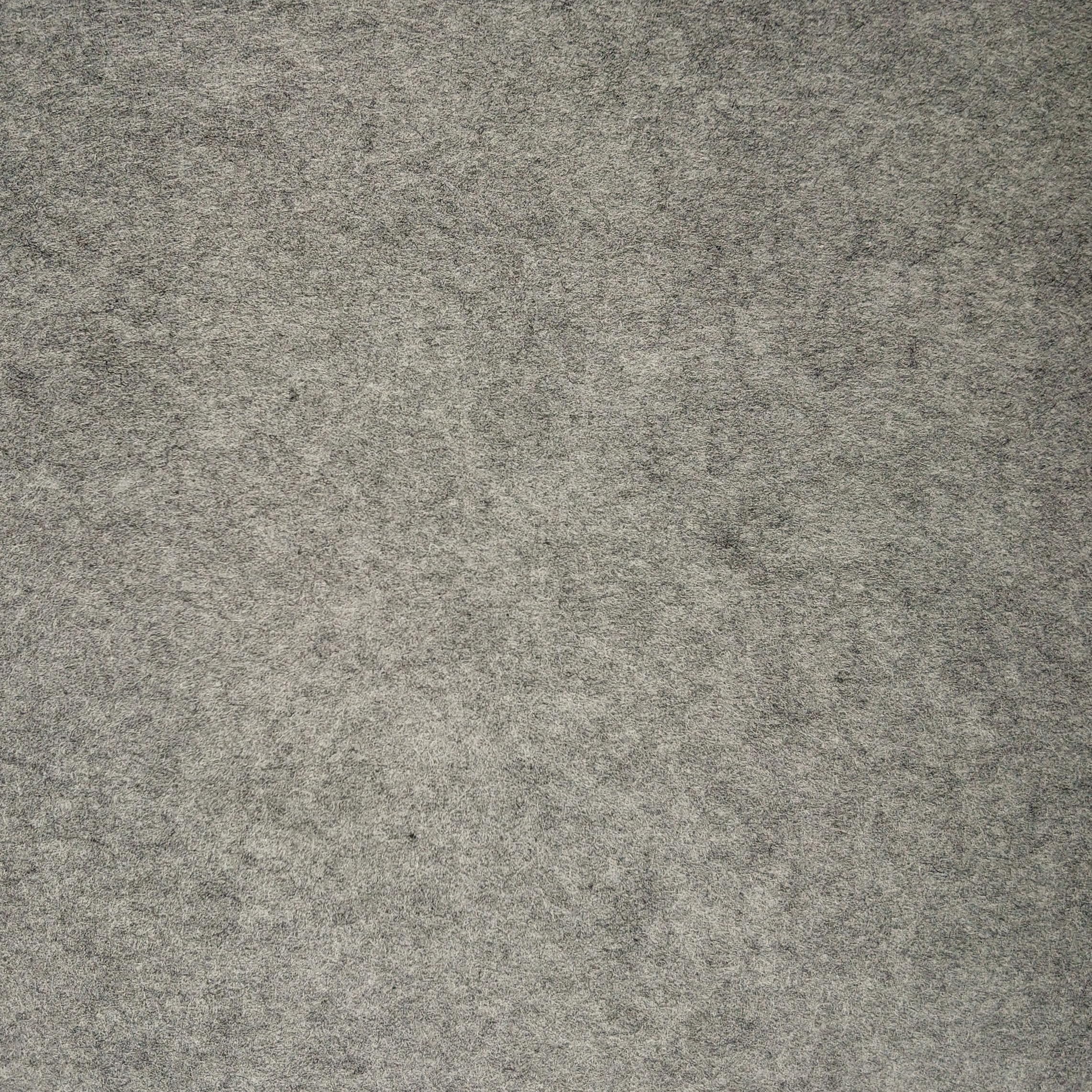 Self Adhesive Polyester Felt 48cm Wide Various Sizes Approx 1.2mm Plain Stick On (Marl Grey, 2 Metres 200cm x 48cm)