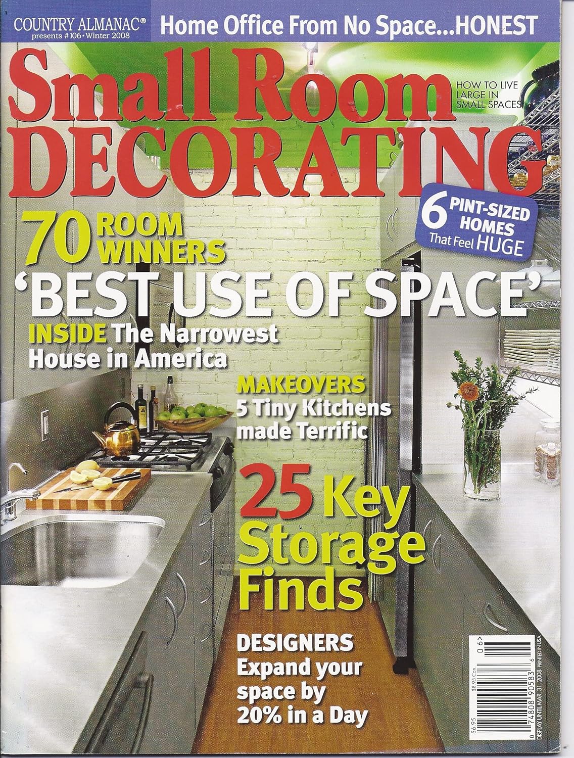 Small Room Decorating, Winter 2009 Issue Editors of SMALL ROOM