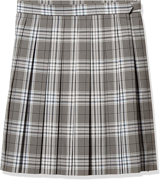 Amazon Co Jp コノミ 制服 スクール スカート 夏用 プリーツ サマー 通学用 無地 高校生 中学生 学生 学校 ライトグレー スカイブルー Arcs 16 レディース 服 ファッション小物