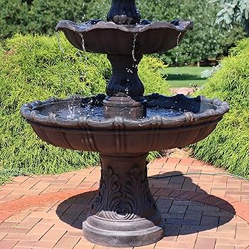 Amazon.com : Sunnydaze Grand Courtyard 80-Inch 4-Tiered