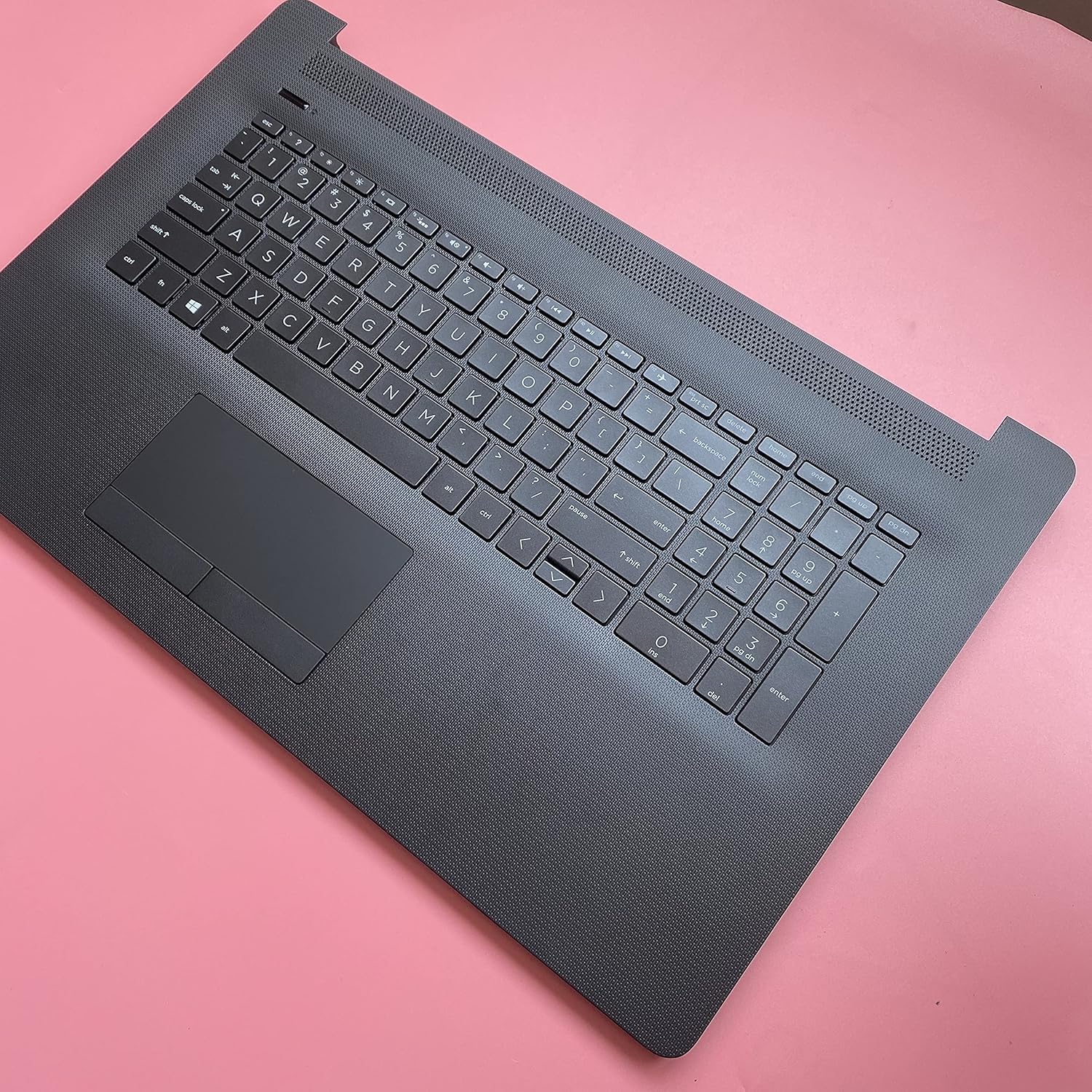 Replacement for HP Pavilion17BY 17-by 17CA 17-CA Laptop Upper Case Palmrest Non-Backlit Keyboard Touchpad Assembly Part L22751-001 6070B154670