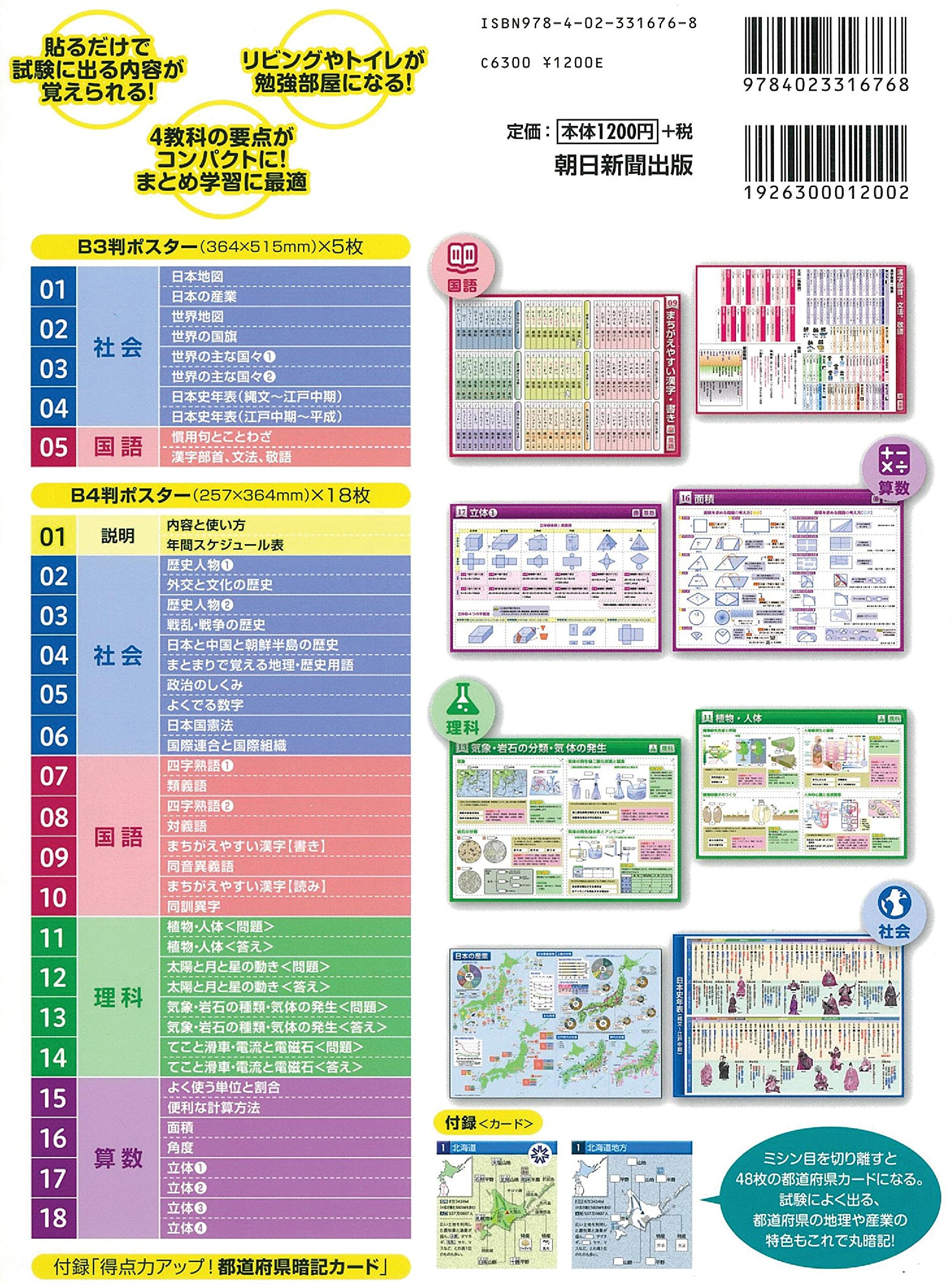 Aera With Kids 花まる学習会 小学校要点これだけ 学習ポスターブック改訂版 花まる学習会 本 通販 Amazon