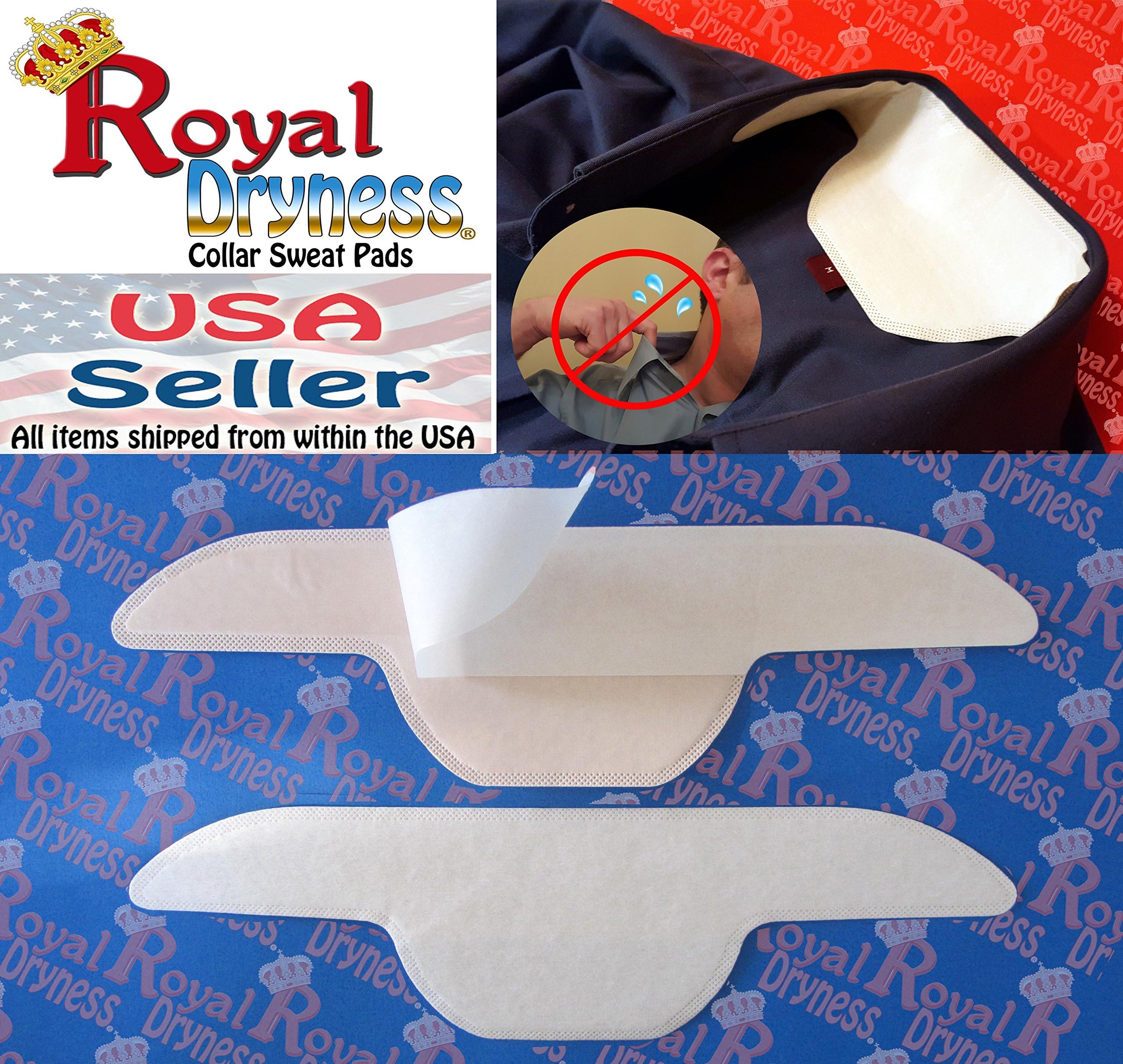 20 Royal Dryness Disposable Neck Sweat Pads Collar Shirt guard