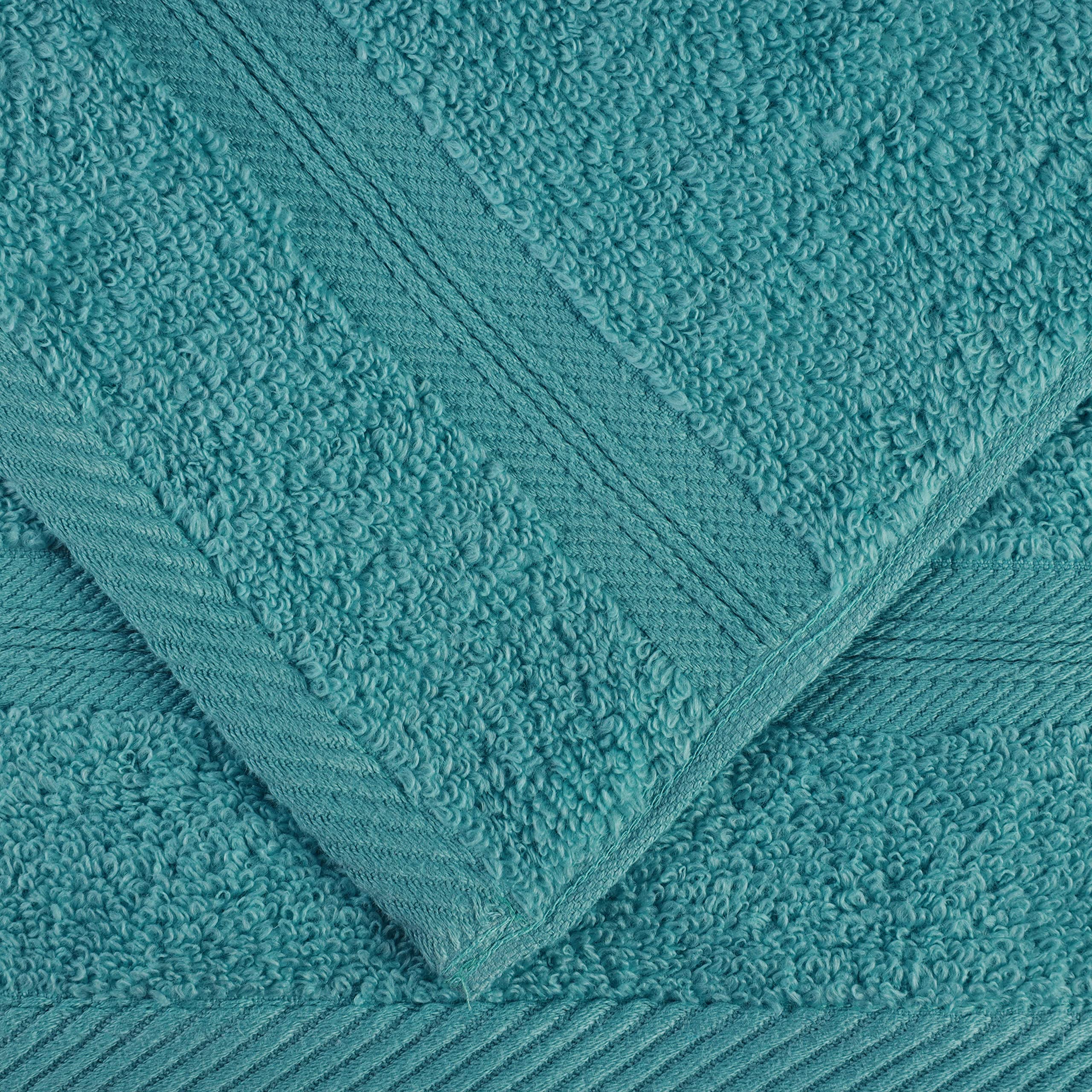SUPERIOR Set di 3 asciugamani in cotone, morbidi asciugamani essenziali per decorazione del bagno, doccia, palestra, spa, salone, resort, Airbnb, include 1 mano, 1 viso e 1 asciugamano da bagno,