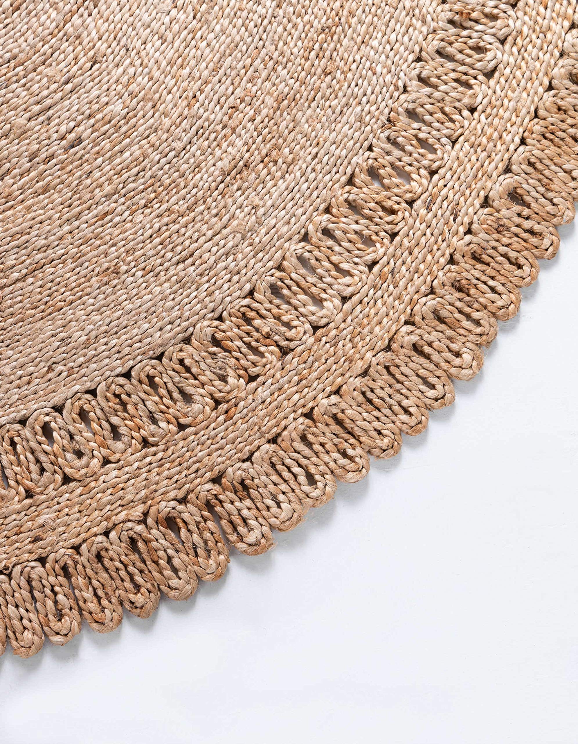 Amazon.com: Unique Loom Braided Jute Collection Classic Quality