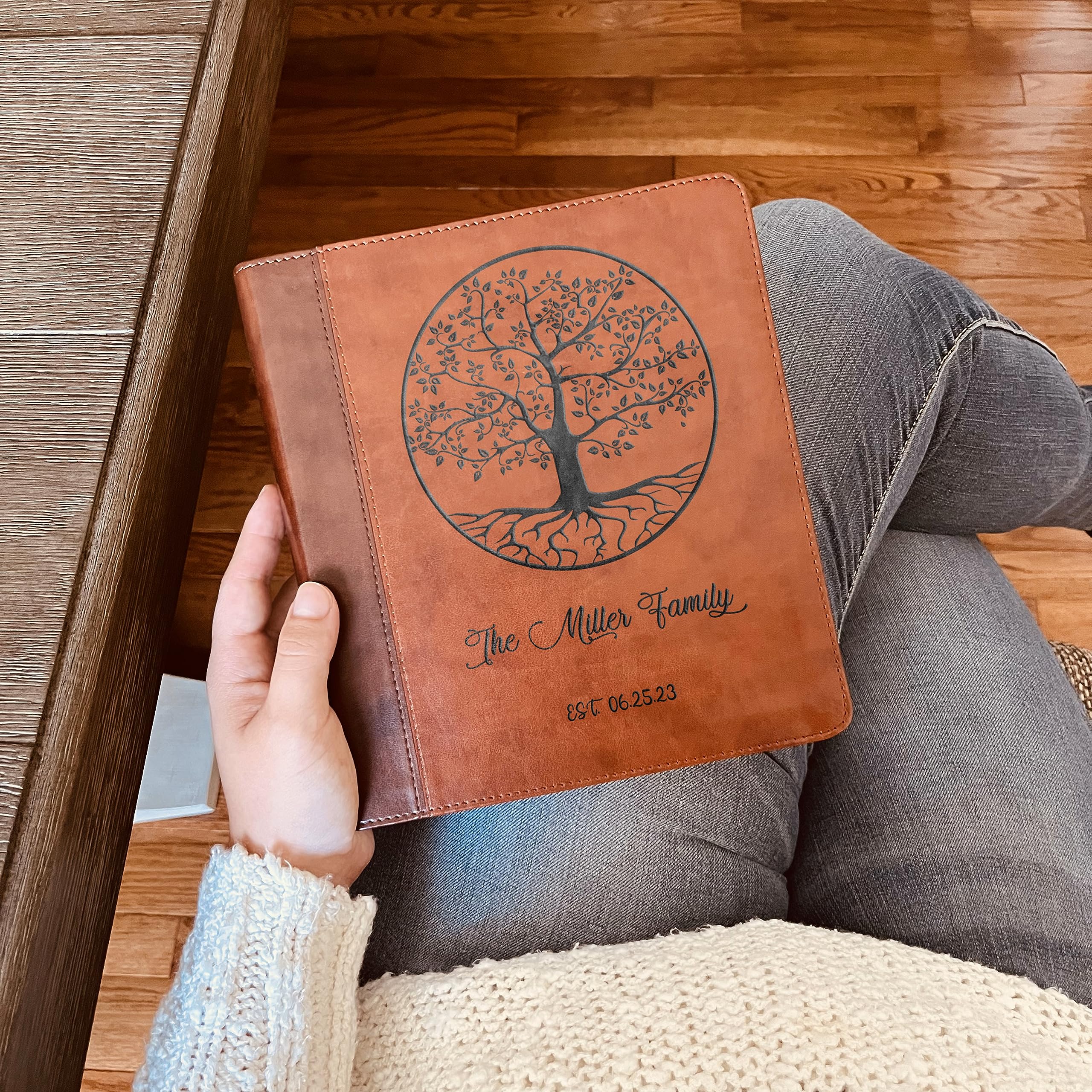 Personalized Family Bible | Custom ESV Family Tree Study Bible | Engraved Family Bible Wedding Gift | Christian Gifts | Baptism Gifts - Image 2