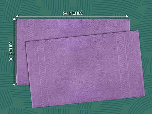 Miniatura 6 de ZUPERIA Paquete de 7 toallas de baño de 30 x 54 pulgadas, ultra suaves, 100% algodón, grandes, altamente absorbentes, para baño, piscina, gimnasio,