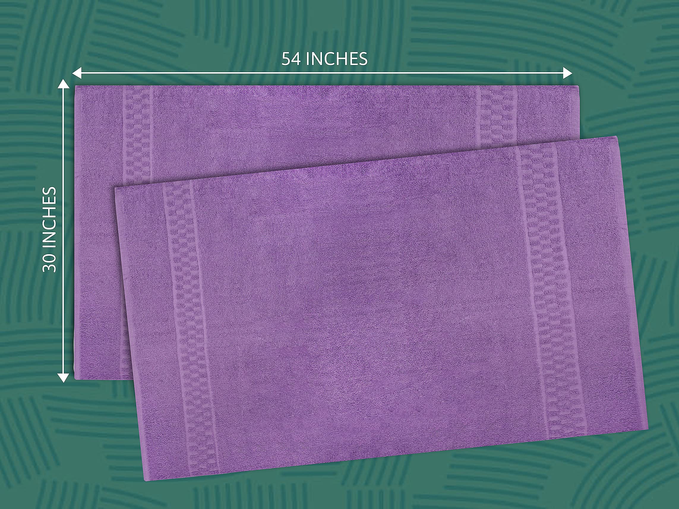 ZUPERIA Paquete de 7 toallas de baño multicolor – 30 x 54 pulgadas – Toallas de baño grandes 100% algodón ultra suaves, altamente absorbentes para baño, piscina, gimnasio, spa y uso en hotel