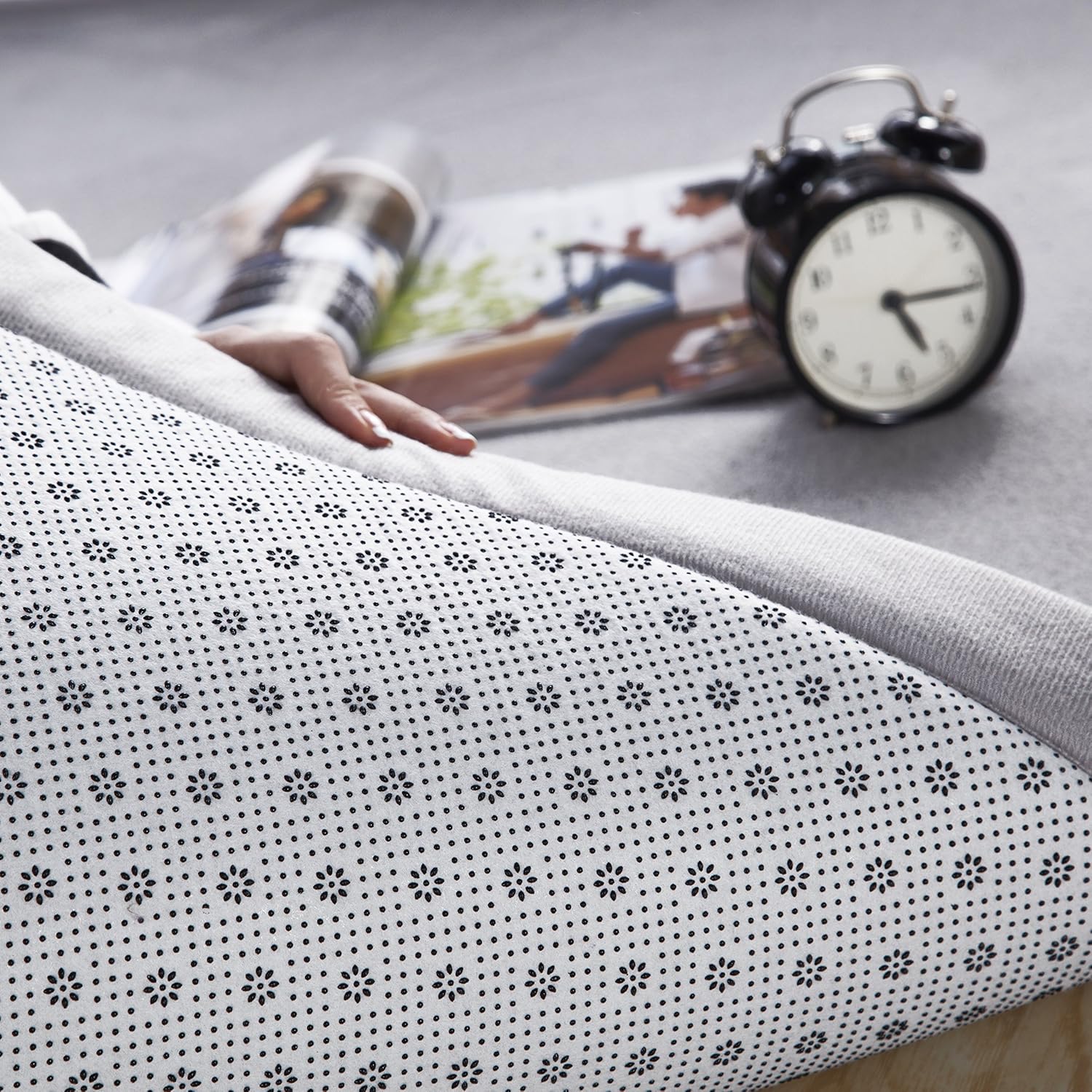 V-mix Baby Play Mat, Handmade Weaving Plush Foam Play Crawling Rugs for Baby, Toddler, Children, Yoga Mat, Exercise Mat Cushy-Soft & Thick Hypoallergenic, Non-Toxic, Reversible