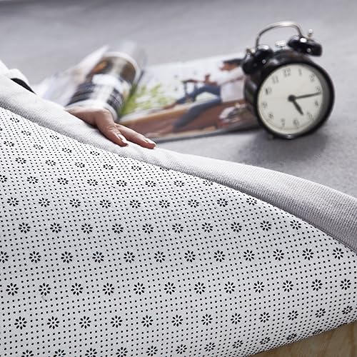 Miniatura 10 de V-mix - Alfombra de juego para bebé, tapetes de felpa y espuma tejidos a mano para gatear y jugar, para bebés, niños pequeños, esterilla de yoga,