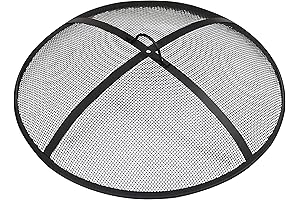 Sunnydaze Heavy-Duty Fire Pit Screen: Protect Your Patio