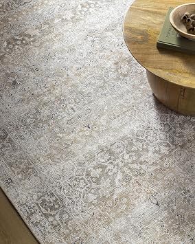 Livabliss x Our PNW Home Rainier Updated Traditional Washable Area Rug, 710" x 102", Sage