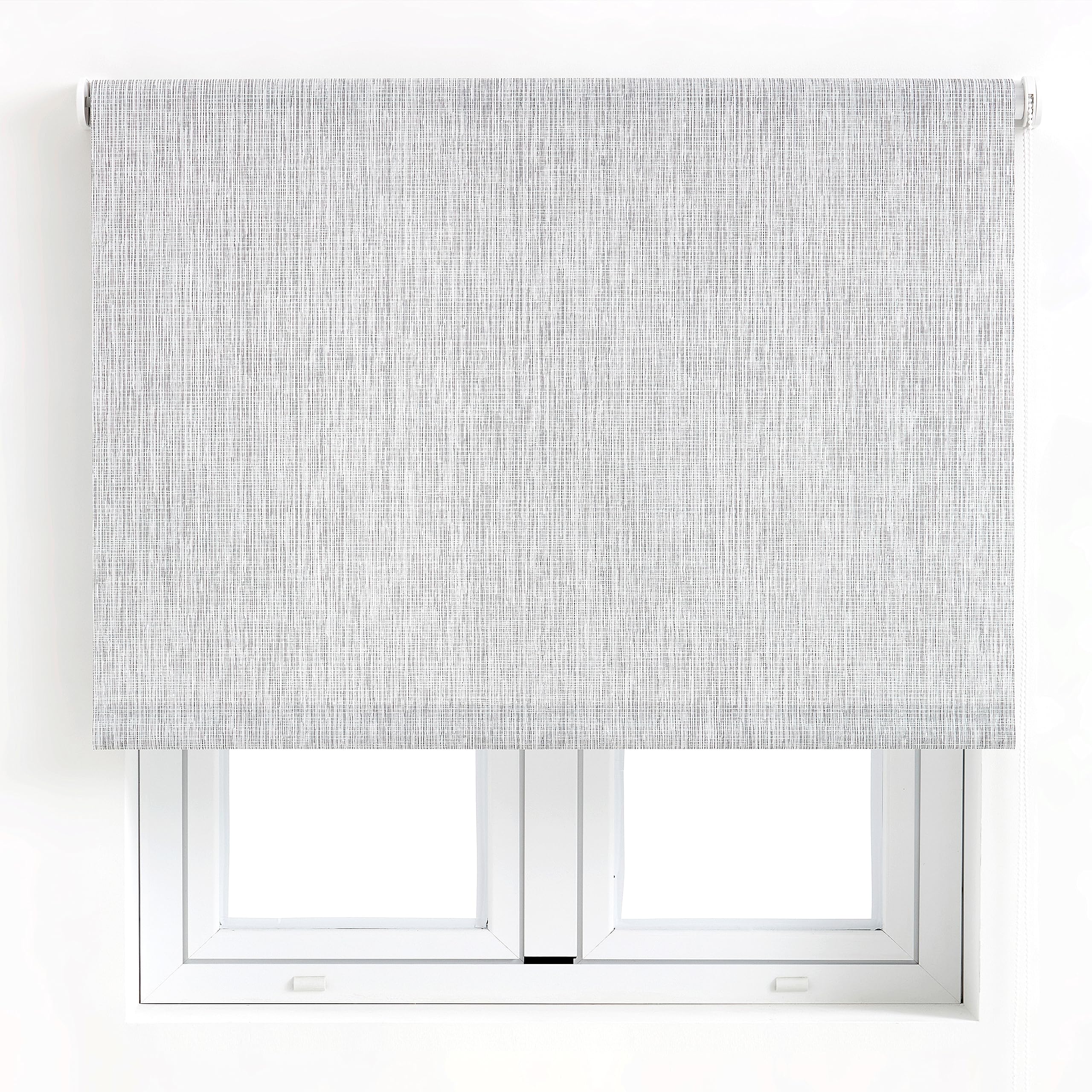 Blindecor Ara Lyon Gris Store Enrouleur translucide 80 x 240 cm (Largeur par Hauteur) | Dimensions approximatives du Tissu 77 x 235 cm | Store pour fenêtre