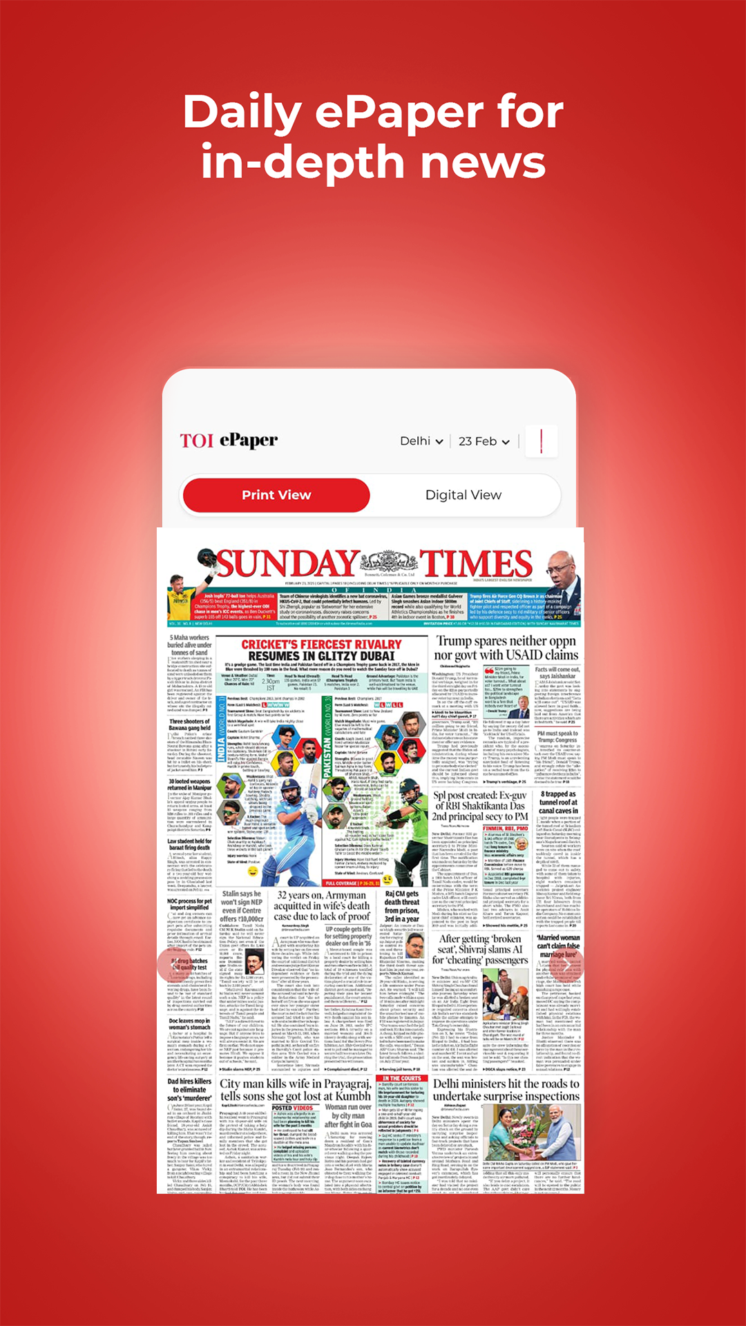 TOI English News, Daily ePaper App on Amazon Appstore