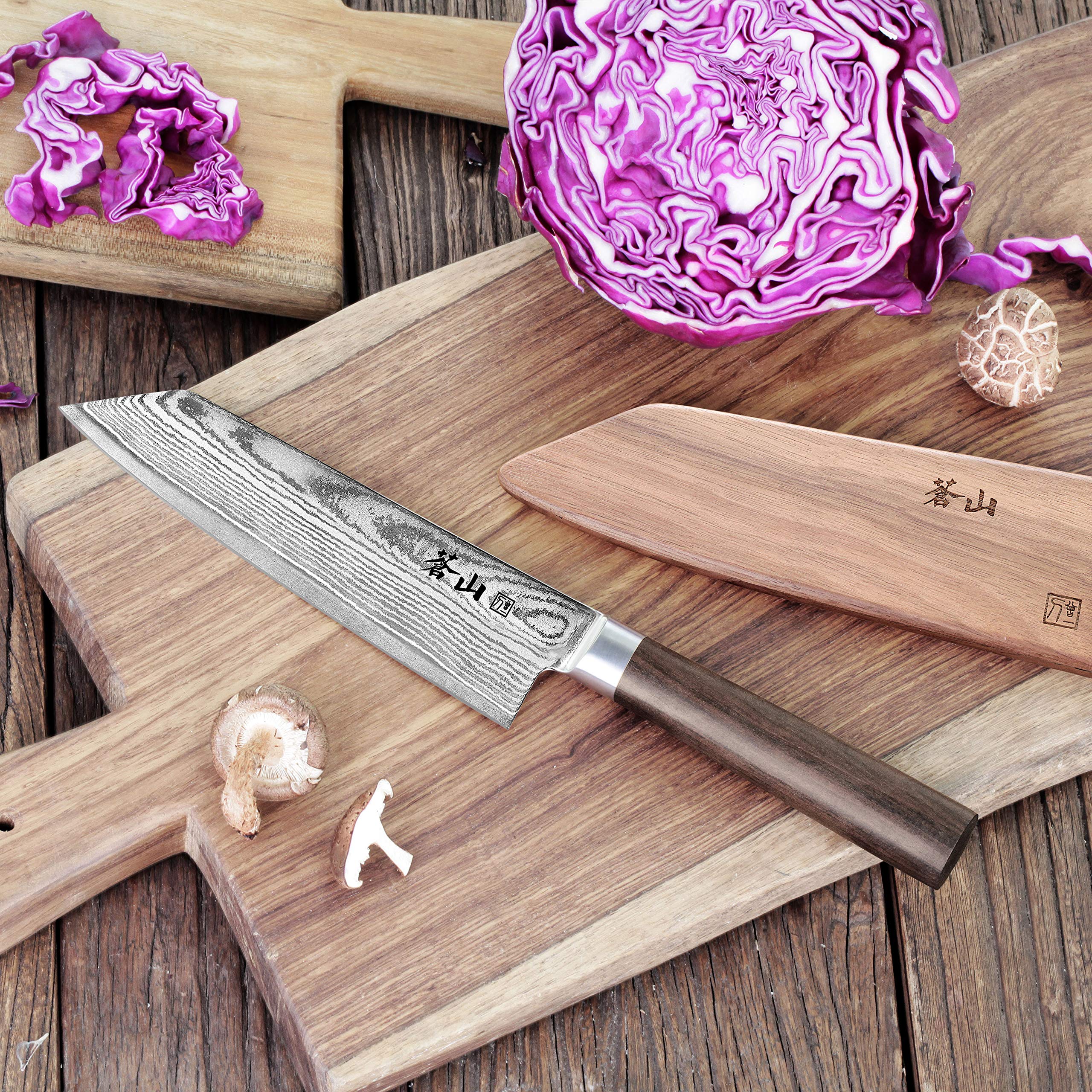 Amazon | Cangshan Jシリーズ1丁 7-Inch VG-10 Kiritsuke Knife+Sheath