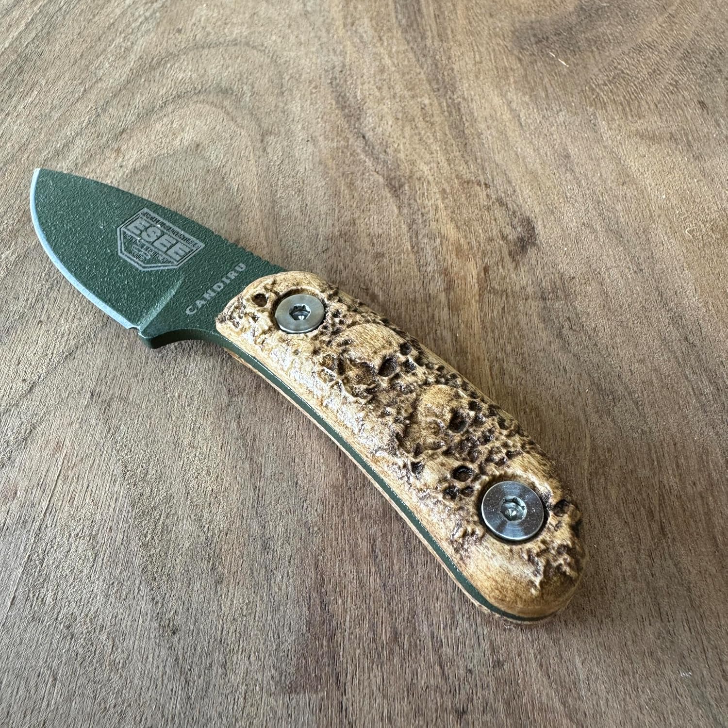 Graveguard handles/scales compatible with ESEE Candiru knife (With hardware)