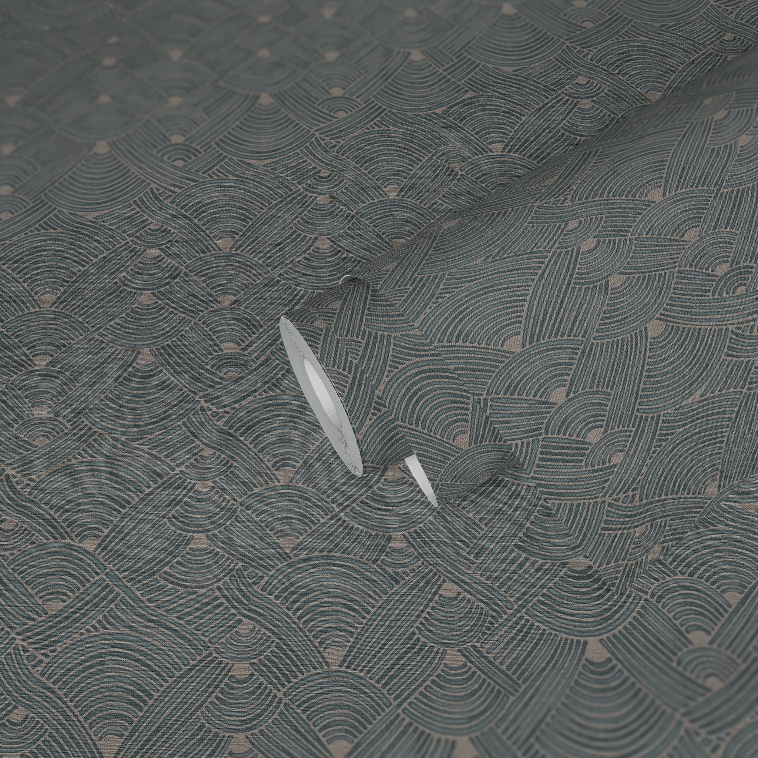 A.S. Création Artdeco Nara 387422 Non-Woven Wallpaper Yellow