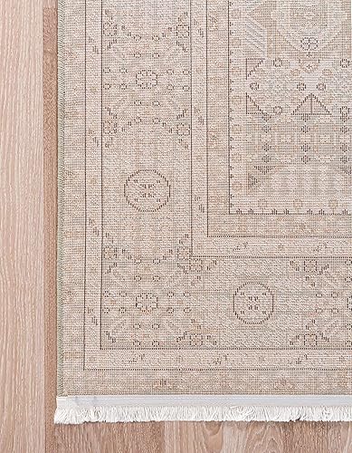 Miniatura 9 de Unique Loom Palace Collection - Alfombra rectangular (2 pies 2 pulgadas x 3 pies 1 pulgada, verde claromarrón)