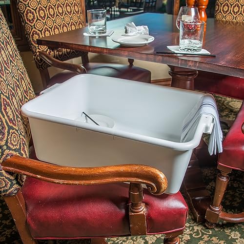 Miniatura 4 de Carlisle FoodService Products N4401102 Comfort Curve Caja ergonómica para lavabo, 7 pulgadas de profundidad, color blanco