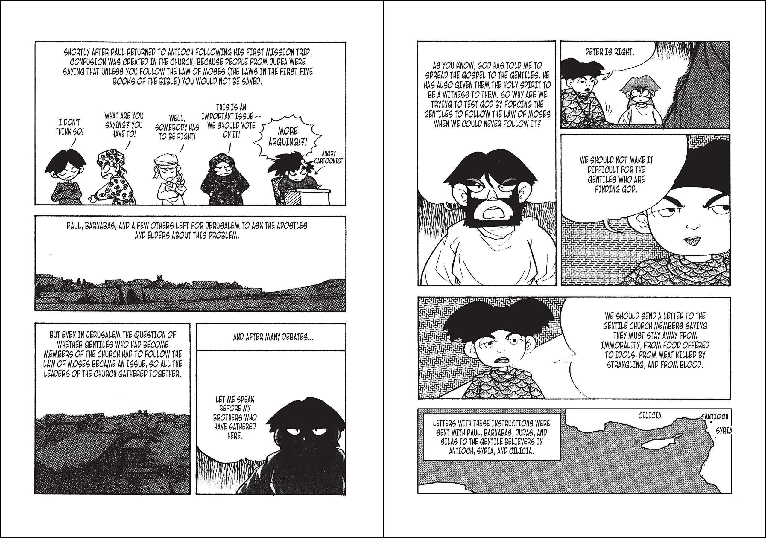 Trips, Ships, and the Ultimate Vision: Acts, Part 2- Revelation (Manga Bible)