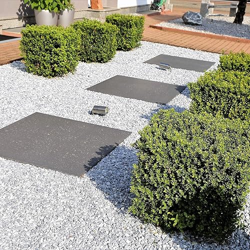 Miniatura 7 de Tela resistente para paisajes de barrera de malezas de 5 x 250 pies, 5.8 onzas, paquete de 200 grapas de jardín de 6 pulgadas