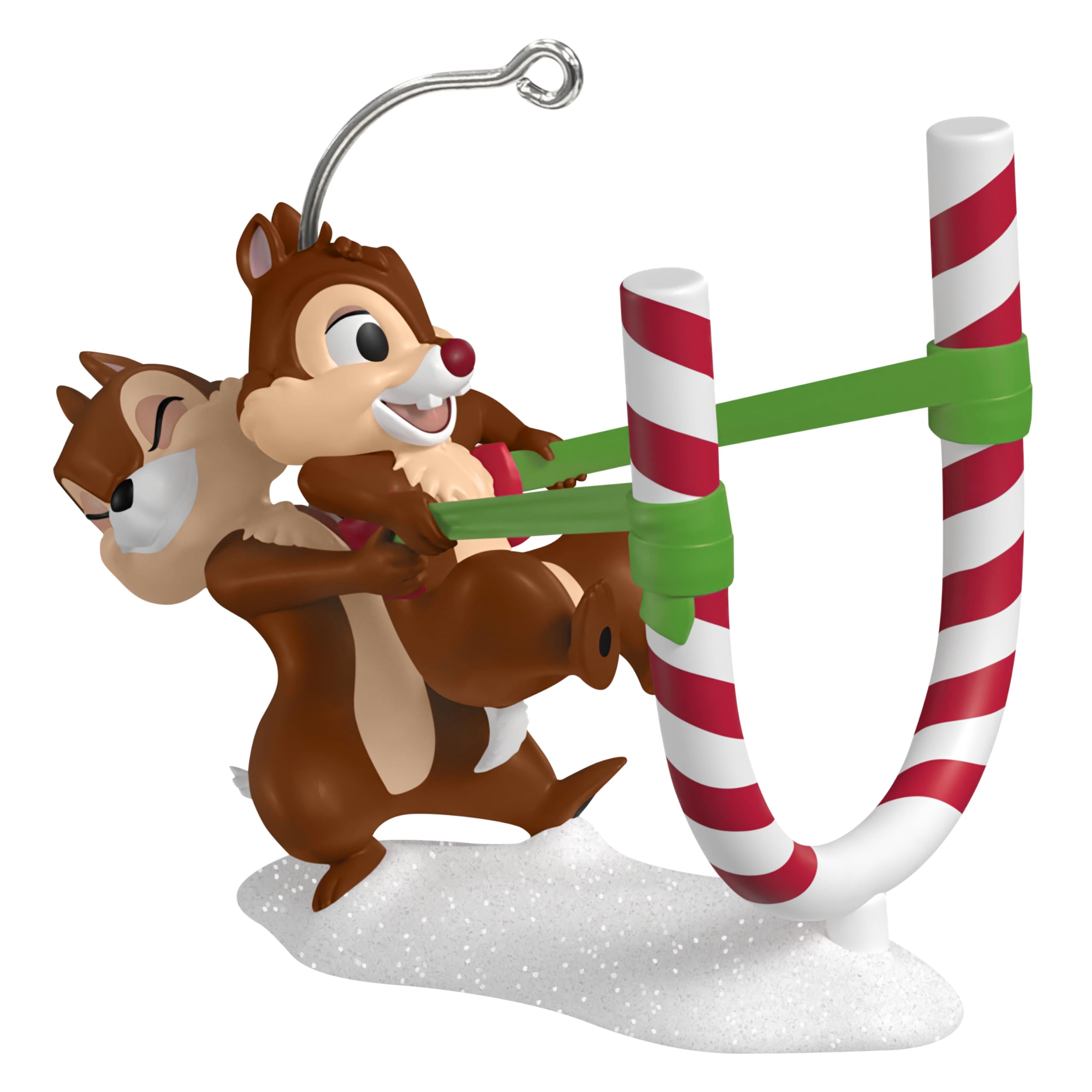 Hallmark Keepsake Christmas Ornament 2025, Disney Chip and Dale Candy Cane Catapult, Gifts for Disney Fans