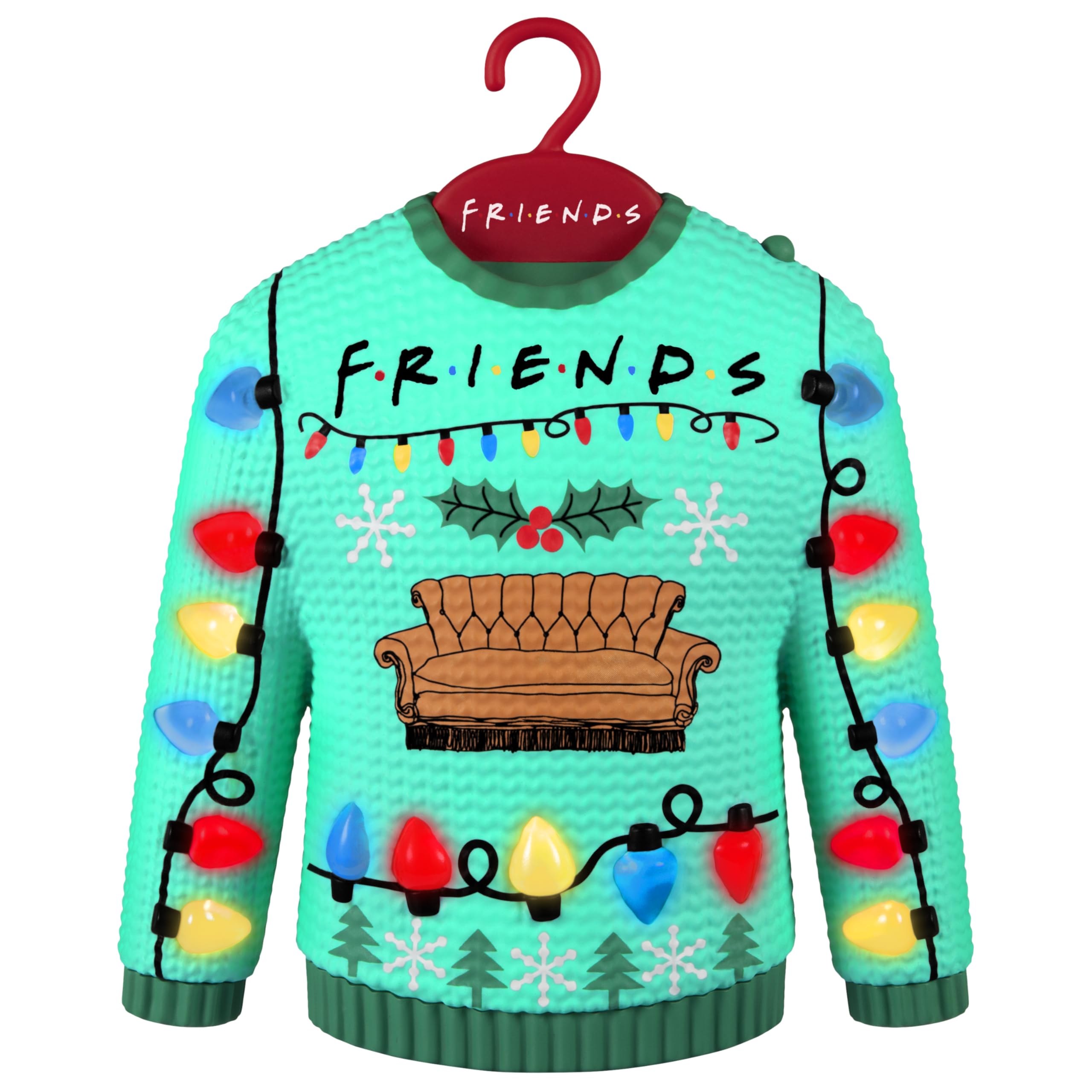 Hallmark Keepsake Christmas Ornament 2025, Friends Could We Be Any More Festive?Musical with Light, Friends TV Show Gifts