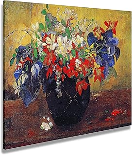 Quadro Gauguin Paul Mazzo di Fiori 1896 - Stampa su Tela Canvas Intelaiata - 90 x 74 cm