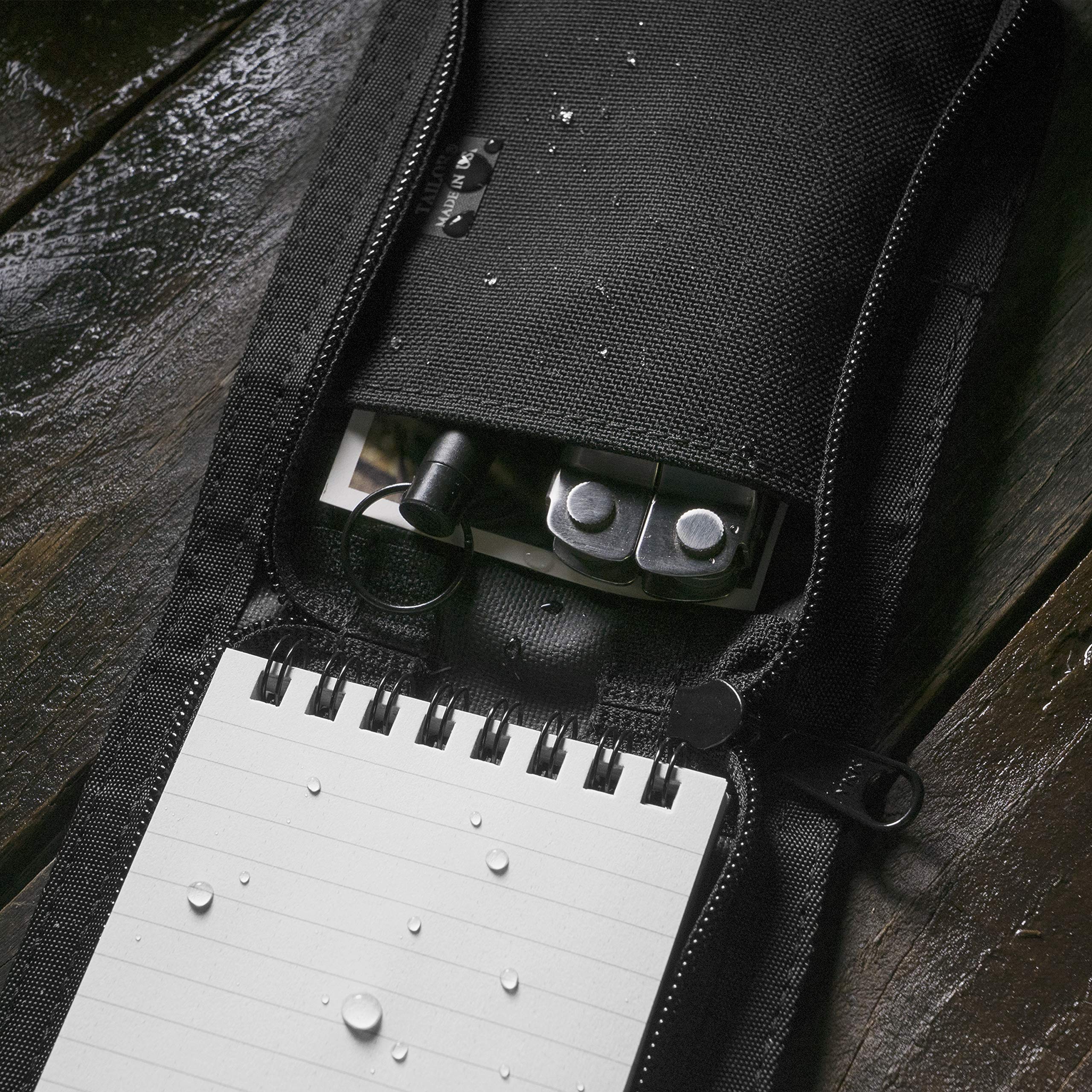 Rite in the Rain Odporna na warunki atmosferyczne tkanina CORDURA pokrowiec na notebooka, 7,6 cm x 12,7 cm, czarna okładka (nr C935B)