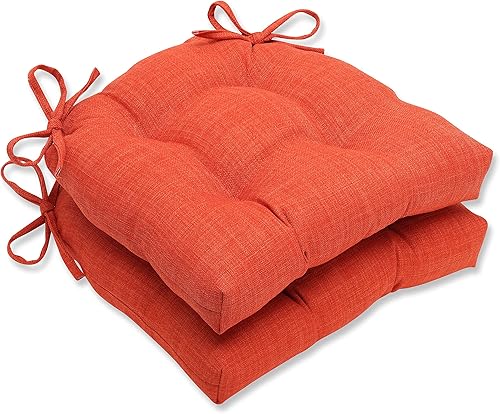 Pillow Perfect Cojín rectangular de choque interiorpuro, color rojo