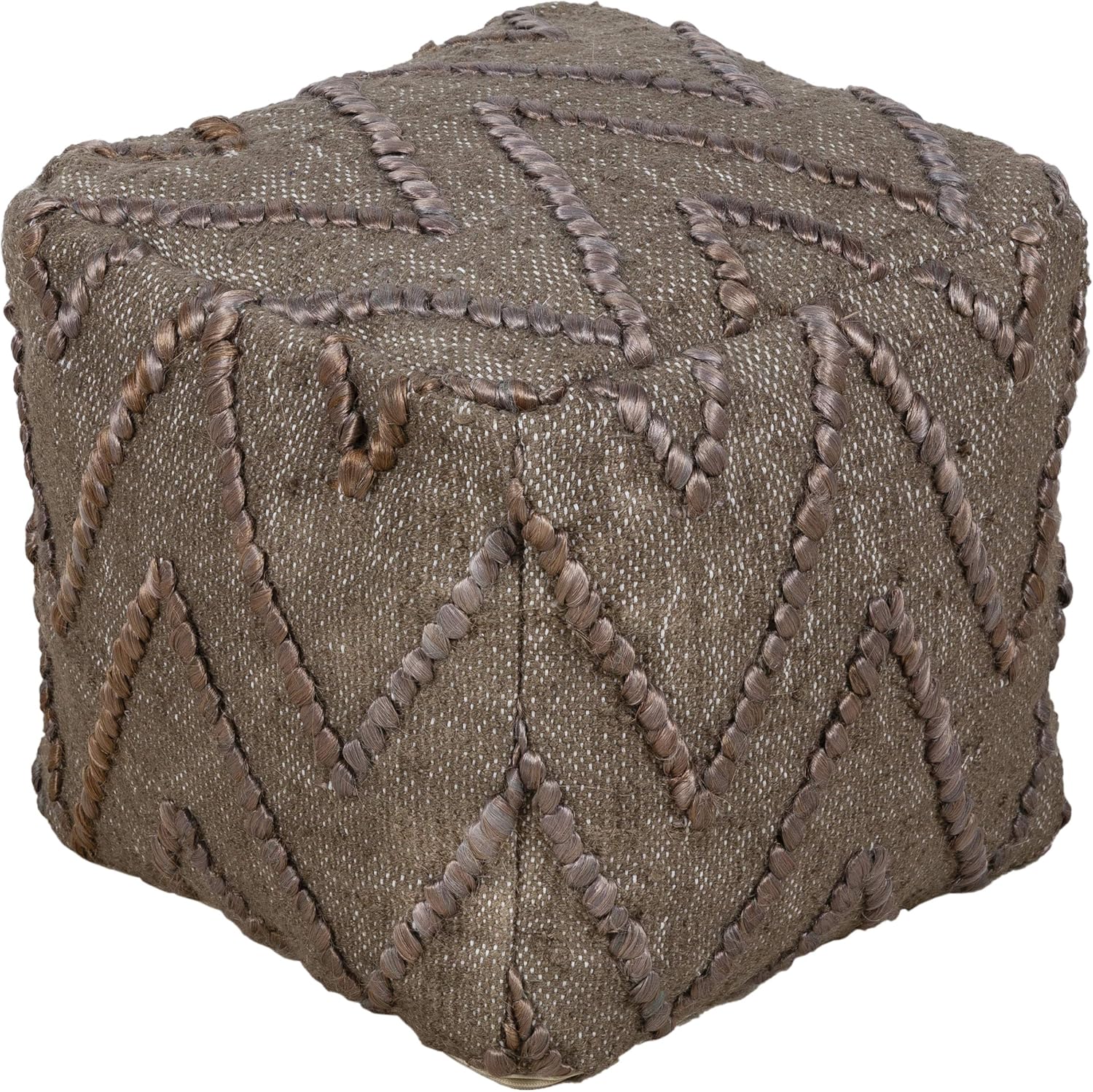 Artistic Weavers Tallulah Handwoven Pouf 16" H x 16" W x 16" D