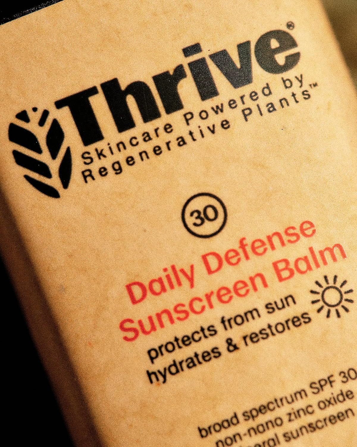 THRIVE Natural Mineral Face Sunscreen SPF 30, 2 Ounces : Beauty & Personal Care