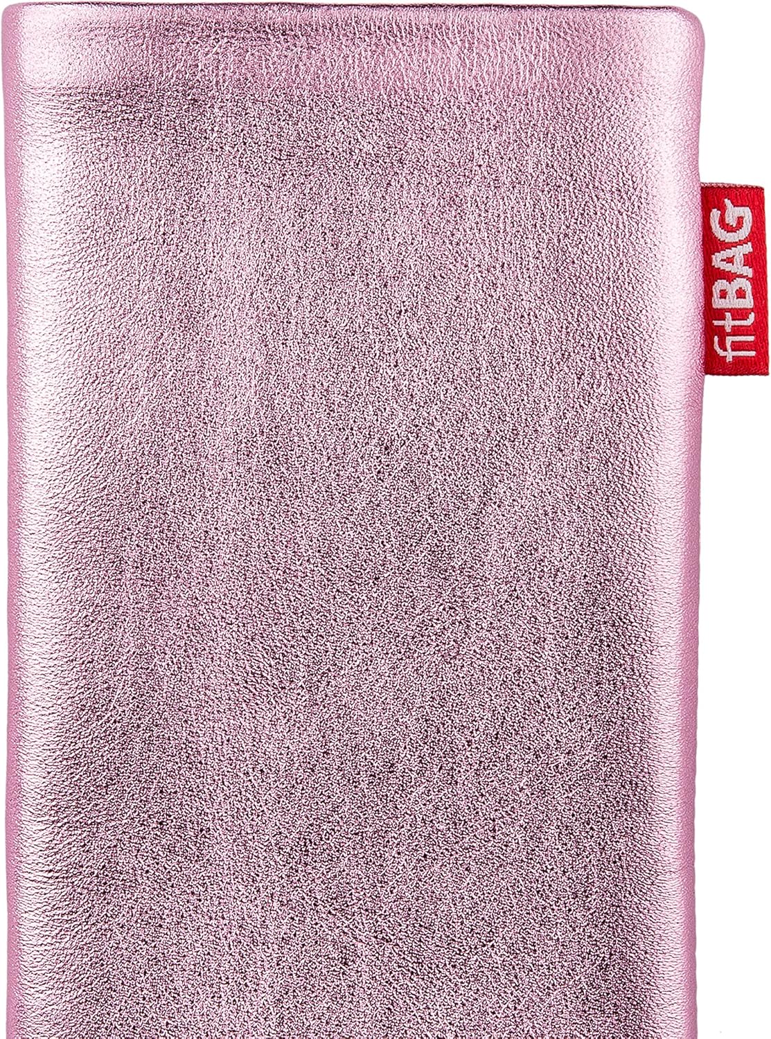 fitBAG Groove Pink Custom Tailored Sleeve for Motorola Moto G Stylus 2022 | Made in Germany | Fine Nappa Leather Pouch case Cover with Microfibre Lining for Display Cleaning