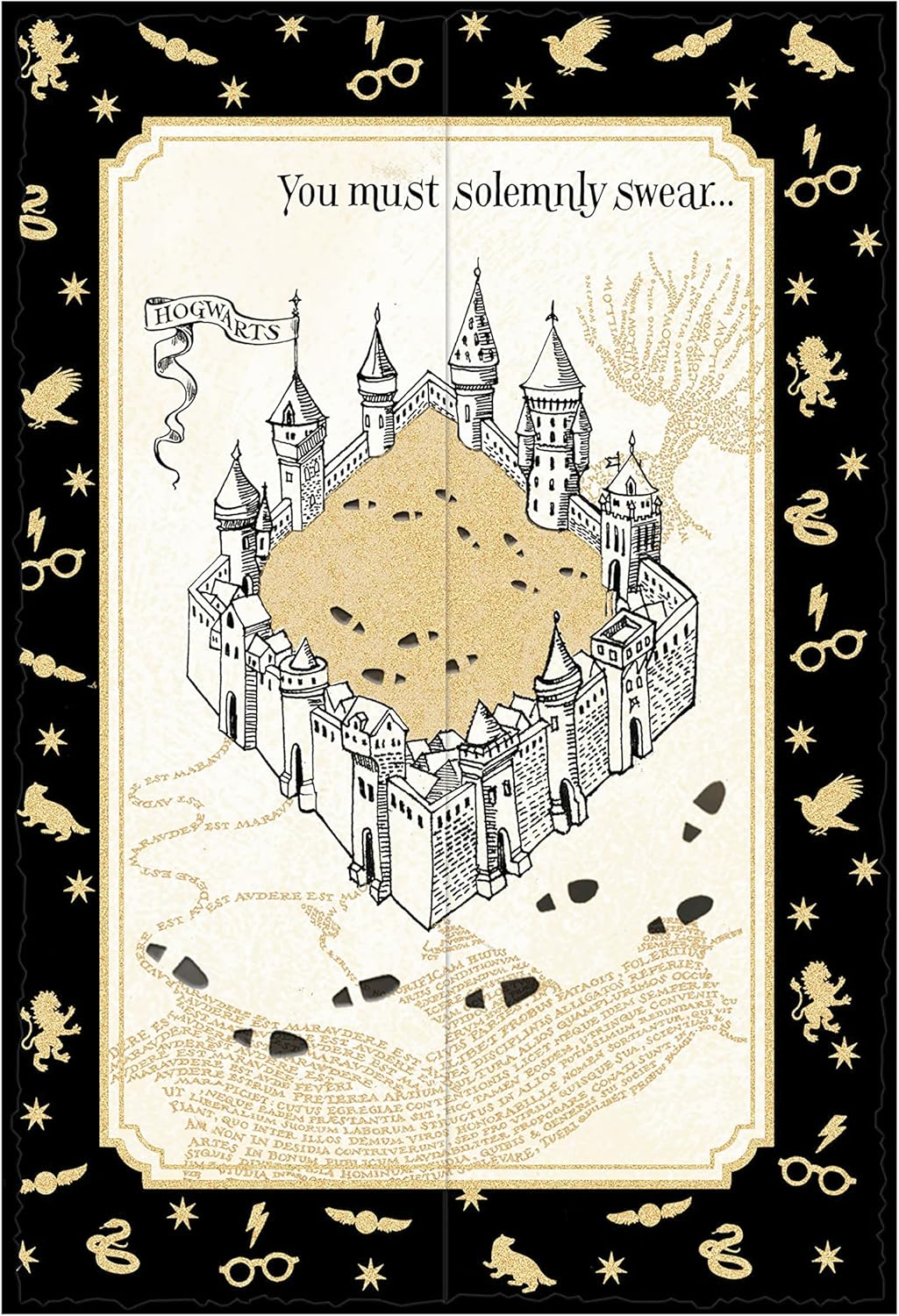 Hallmark Harry Potter Geburtstagskarte Karte Des Rumtreibers hallmark-harry-potter-geburtstagskarte-karte-des-rumtreibers