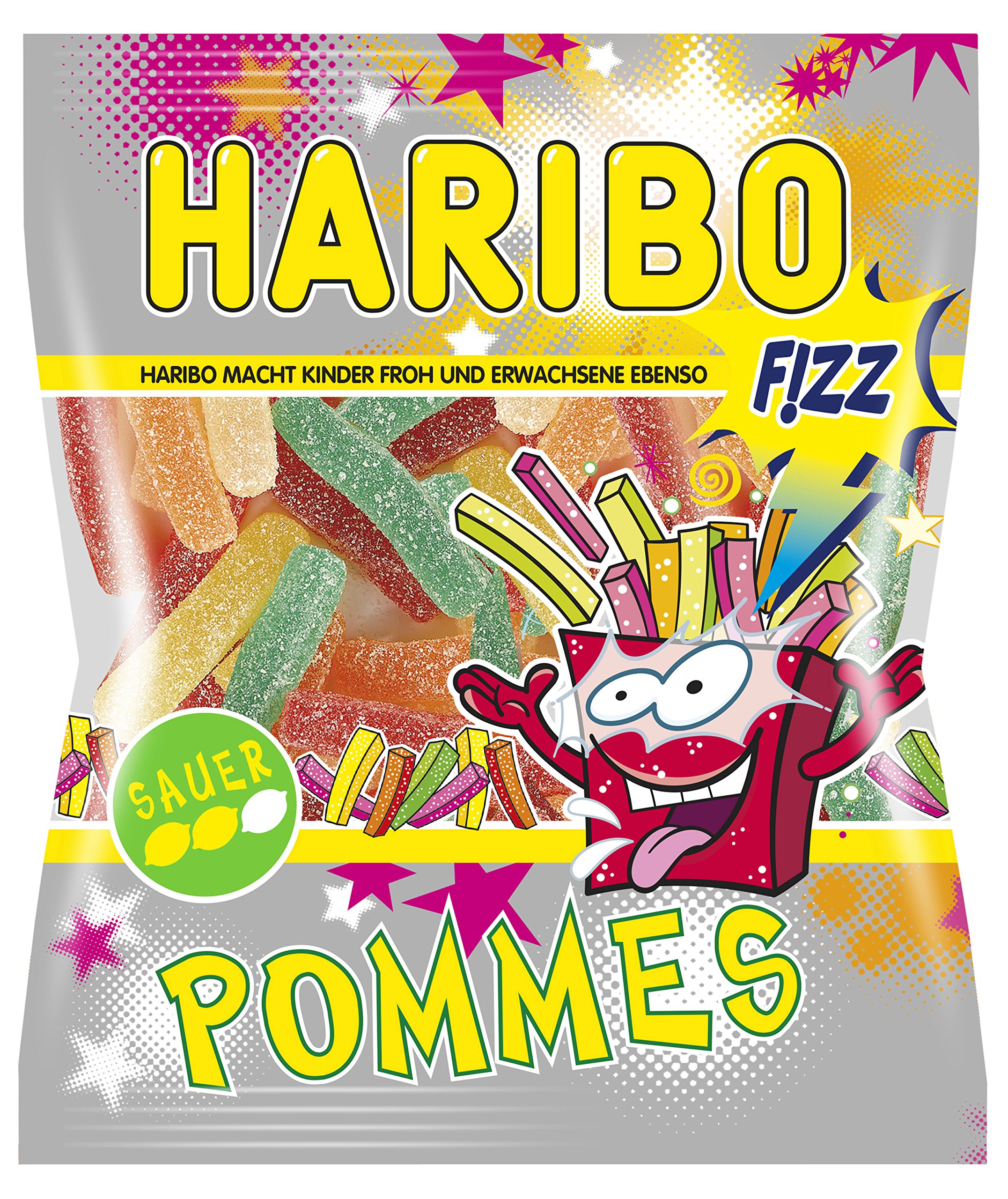 Haribo Saure Pommes, 18er Pack (18 x 200 g Beutel)