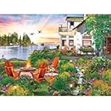 My Happy Place - Harbor House - 750 Piece Jigsaw Puzzle for Adults