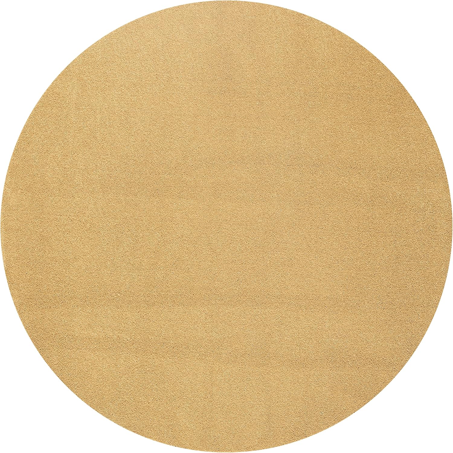 JONATHAN Y Haze Solid Low-Pile Mustard 5' Round Indoor Area Rug, Coastal,Bohemian,Minimalist,Classic, Easy-Cleaning for Living Room,Bedroom,Kitchen,Pet Friendly,Non-Shedding (SEU100B-5R)